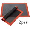 Silicone Baking Mat Sheet 30x40cm Reusable Baking Cookie Sheet Non-Stick Heat Resistant Baking Mat for Oven Grill Microwave