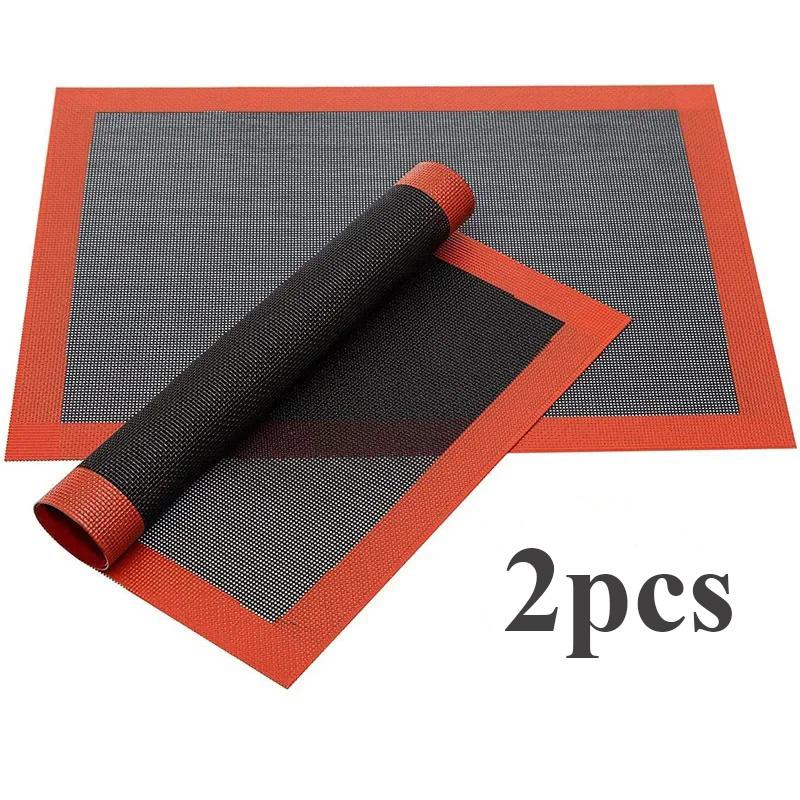 Silicone Baking Mat Sheet 30x40cm Reusable Baking Cookie Sheet Non-Stick Heat Resistant Baking Mat for Oven Grill Microwave