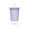 Quick Freeze Straw Cup with Ice Tray Blue Purple Pink Cold Drink Cup  Summer