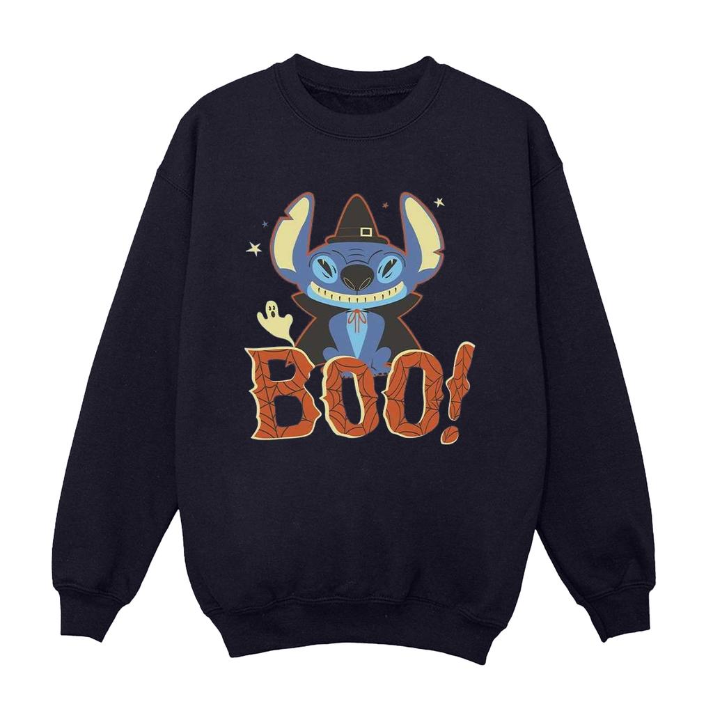 Disney Mens Lilo & Stitch Boo! Sweatshirt