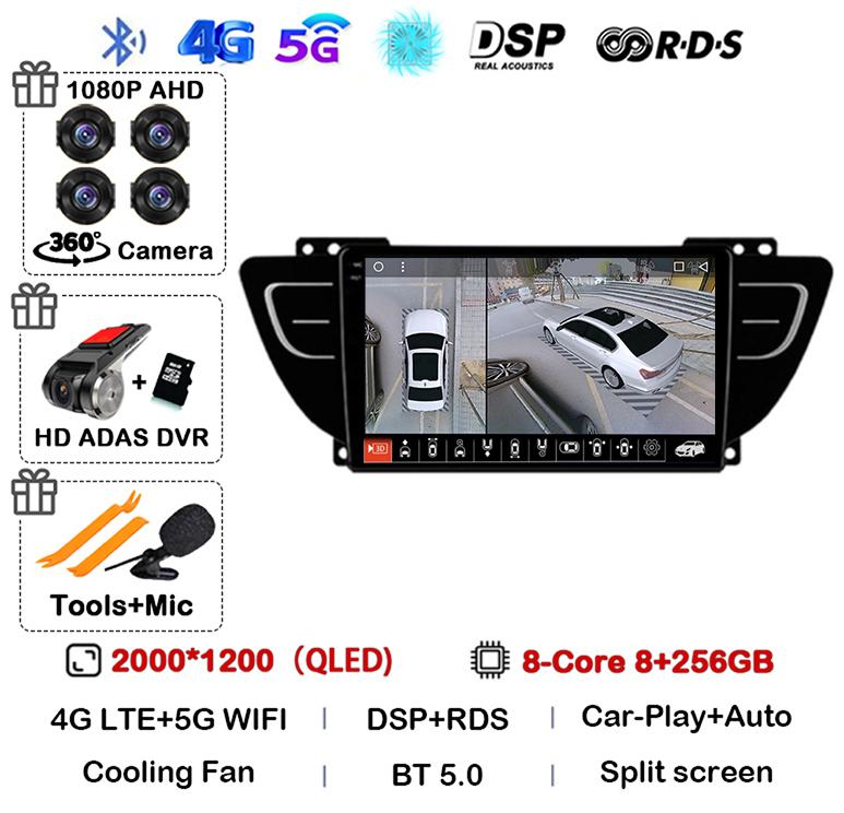 Android 14 Carplay Auto для Geely Atlas NL-3 2016 2017 2018 2019 2020 Автомобильный радиоприемник Мультимедиа Видеоплеер Навигация GPS Стерео