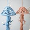 Nordic Handmade Cotton Rope Jellyfish Hanging Ornament for Children's Room or Bedroom