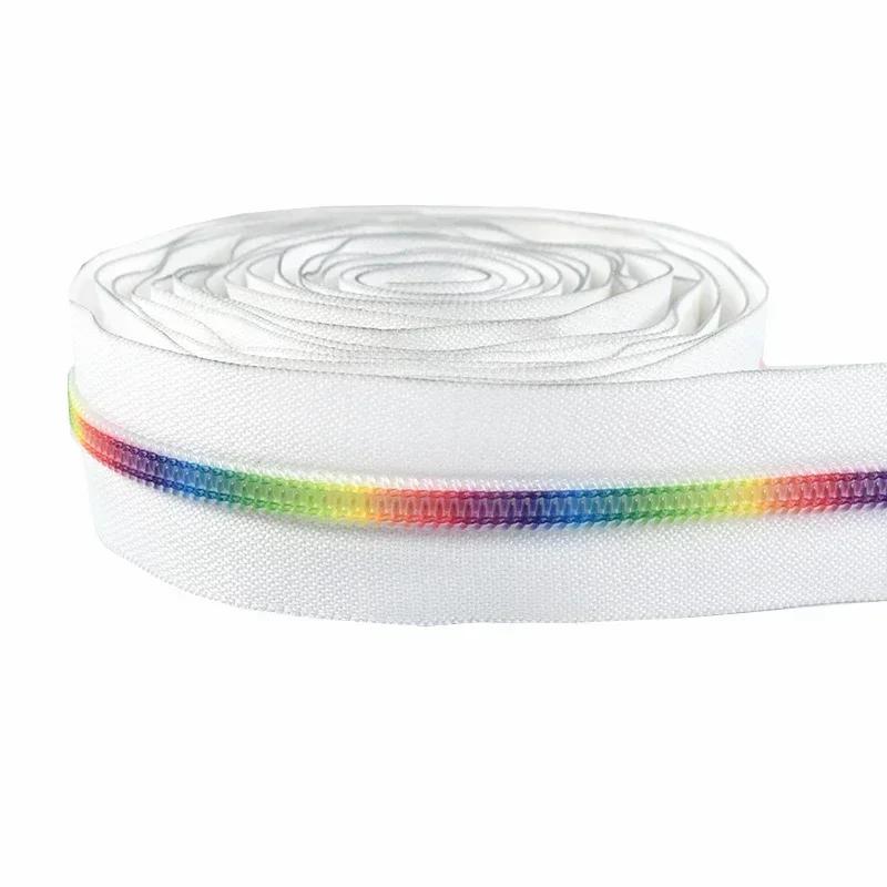 1-10 м Meetee 5# Нейлоновые молнии Спиральные пластиковые ленты-молнии на метр Швейные молнии для набора для ремонта одежды Запасные аксессуары