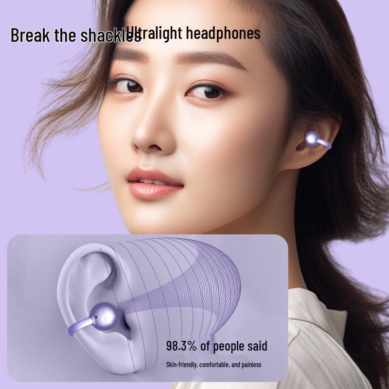 Беспроводные Bluetooth-наушники для спорта с открытым ухом и зажимами для ушей