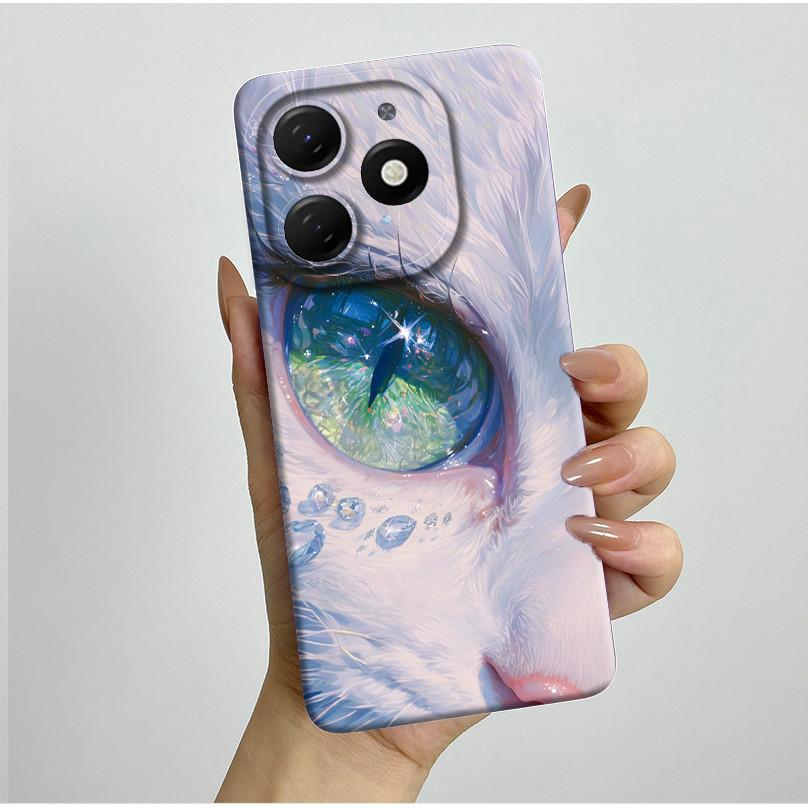 Для tecno Spark go 2024 BG6 Чехол Fundas Красивые Цветы Матовый Жидкий Силикон Защитная Крышка Для Tecno SparkGO 2024 Чехлы для Телефона
