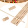 10/25/50/100 шт. круглые деревянные палочки, палочки для рукоделия, изготовление фруктового мороженого и изготовление моделей, игла для торта, сделай сам, прочная игла, строительная модель, деревообработка