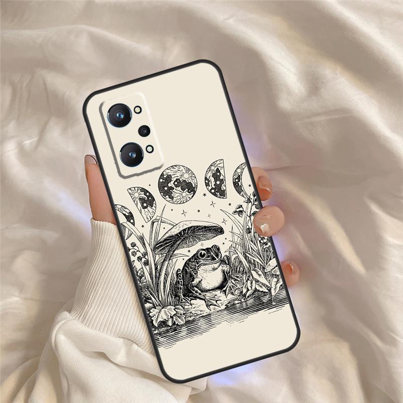 Милый чехол-мультяшная лягушка для Realme C55 C71 C75 C61 C53 C33 C63 C51 C65 C67 11 12 13 14 15 Pro Plus GT6 GT7 Pro