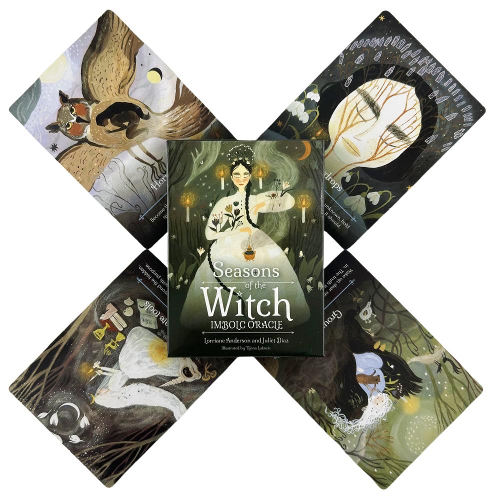 Seasons Of The Witch Imbolc Oracle Cards Divination Deck English Vision Edition Tarot Board Playing Game For Party