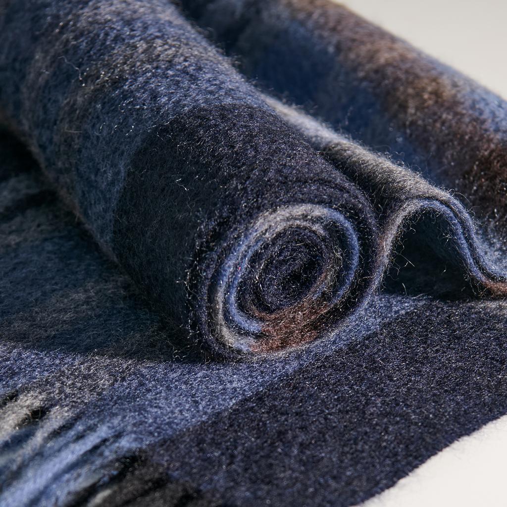 Зимний шарф 100% кашемир мужской, теплые шали и накидки, шарф-пашмина, синяя клетка, мужские шарфы