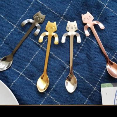 1 Держатель для ложек "Кошка из столовой" (случайный)