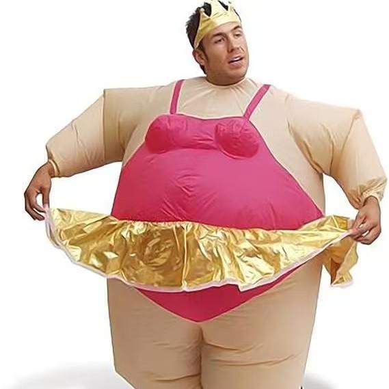 Надувной костюм толстого повара для трансграничной рождественской вечеринки