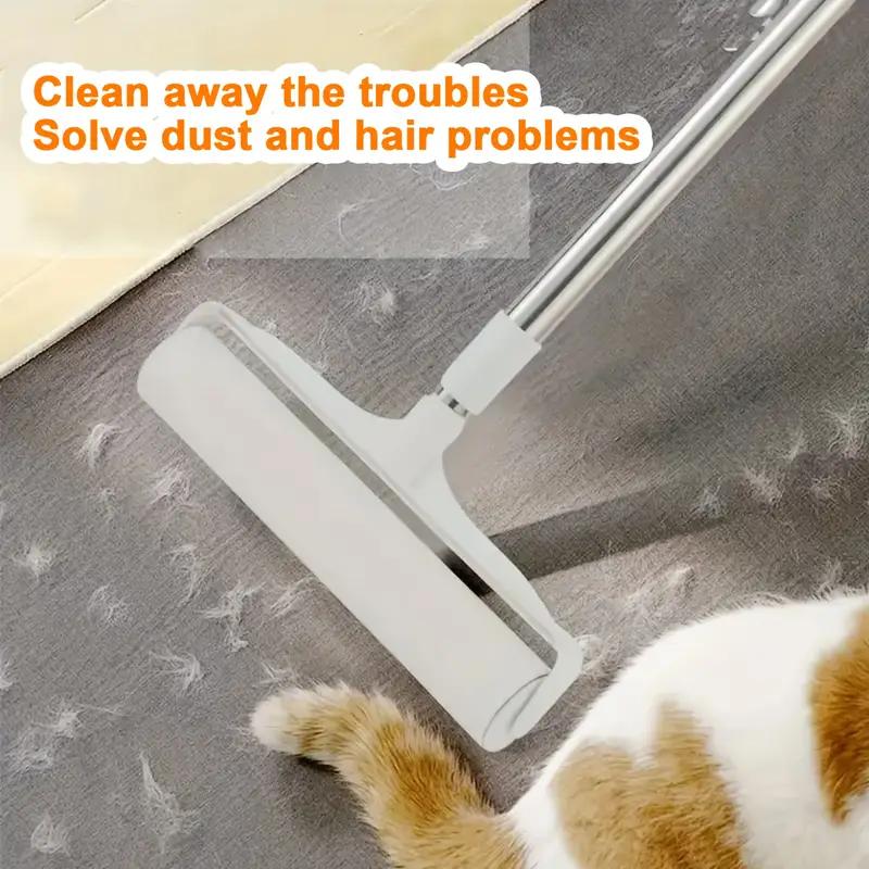 Retractable Hair Brush for Clothing, Household Floor Cleaning Tool for Cat Hair, Pet Hair Removal Roller, Sofa Carpet Dust Roller, Cleaning Tool