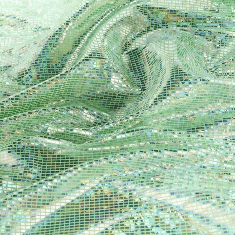 Сделай сам 100x150 см Металлическая Золотая Фольгированная Ткань Лазерная Цветная Швейный Материал Блестящая Ткань для Одежды Одежда для Сценических Выступлений
