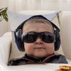 Смешная наволочка с Хасбуллой Премиум-комфорт Двусторонняя наволочка - Двусторонний дизайн для дома и автомобиля