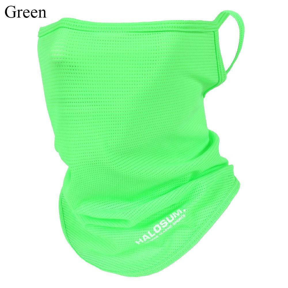 Ice Silk Full Face Mask Windproof Dustproof Sun UV Protection Motorcycle Scarf Hiking Cycling