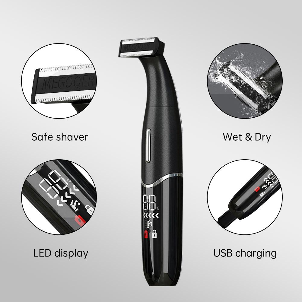 Компактный эпилятор, электрические бритвы, дорожный триммер для бикини, женская бритва для лица, рук, ног, бровей, подмышек, волос в носу