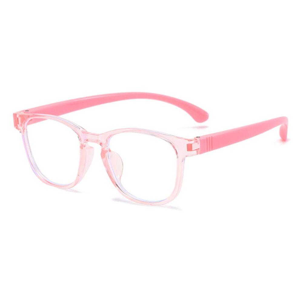 Silicone Kids Glasses Eye Protection Ultra Light Frame Comfortable Eyeglasses  Children Boys Girls
