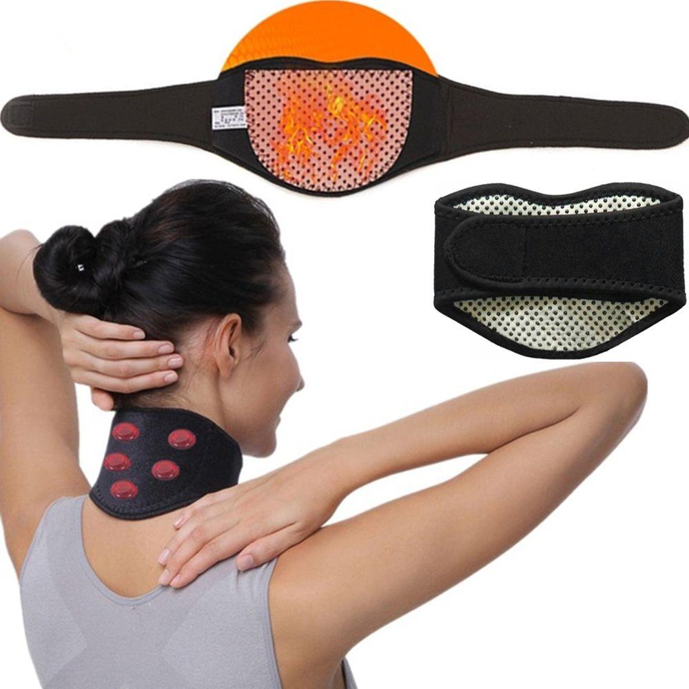 Far Infrared Tourmaline Massager Warmer Cervical Disc Therapy Neck Care Collar Neck Support Self-heating Pad Magnetic Neckband