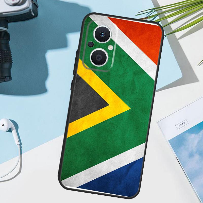 Чехол с флагом ЮАР для OPPO Reno 14 F 13F 12F 11F 10 11 12 13 Pro 7 8 Lite OPPO Find X9 X5 X6 X8 Pro Чехол