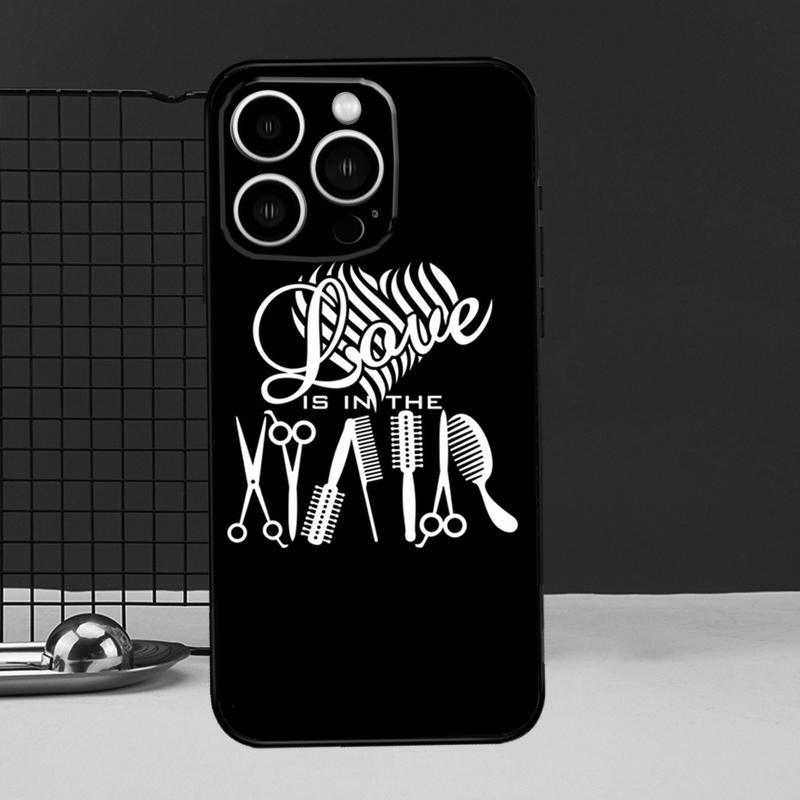 Hair Stylist Hairdresser Phone Case For iPhone 13 12 14 11 16 15 Pro Max Plus Mini 7 8 X XR XS Max Cover