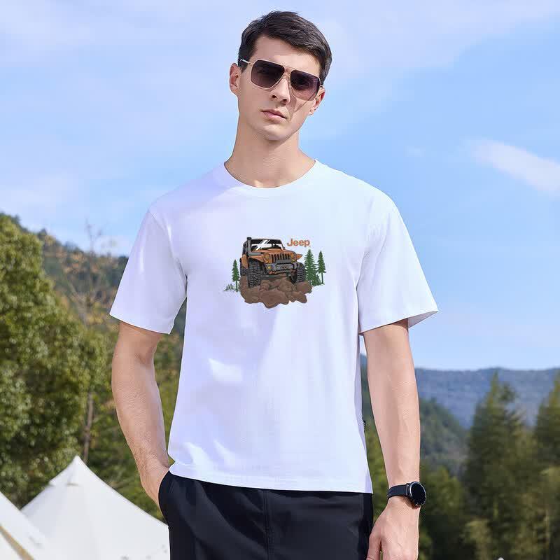 JEEP Men's Summer Short-Sleeve T-Shirt