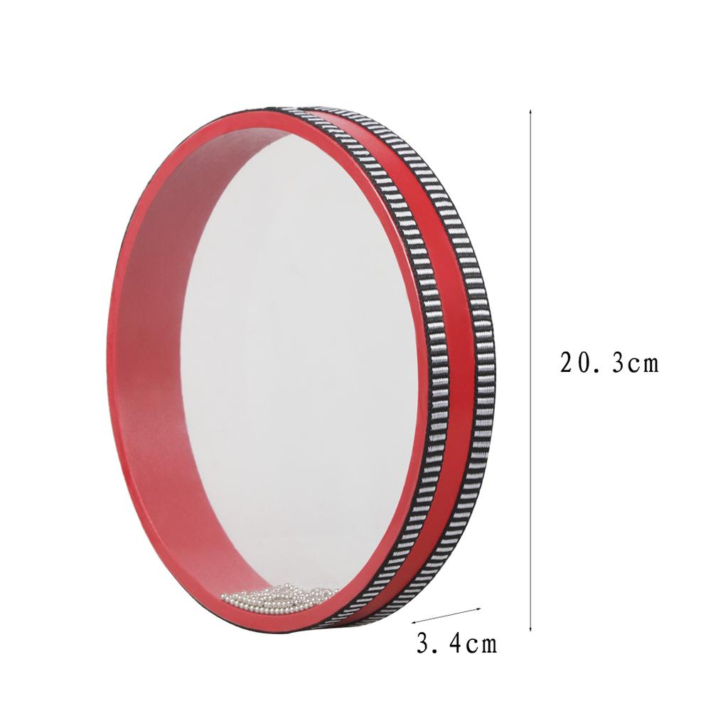 8 Inch Professional Tambourine Musician Music Drums Dance Orff Tambourine Percussion Instrument Musical Instrument Tambourine