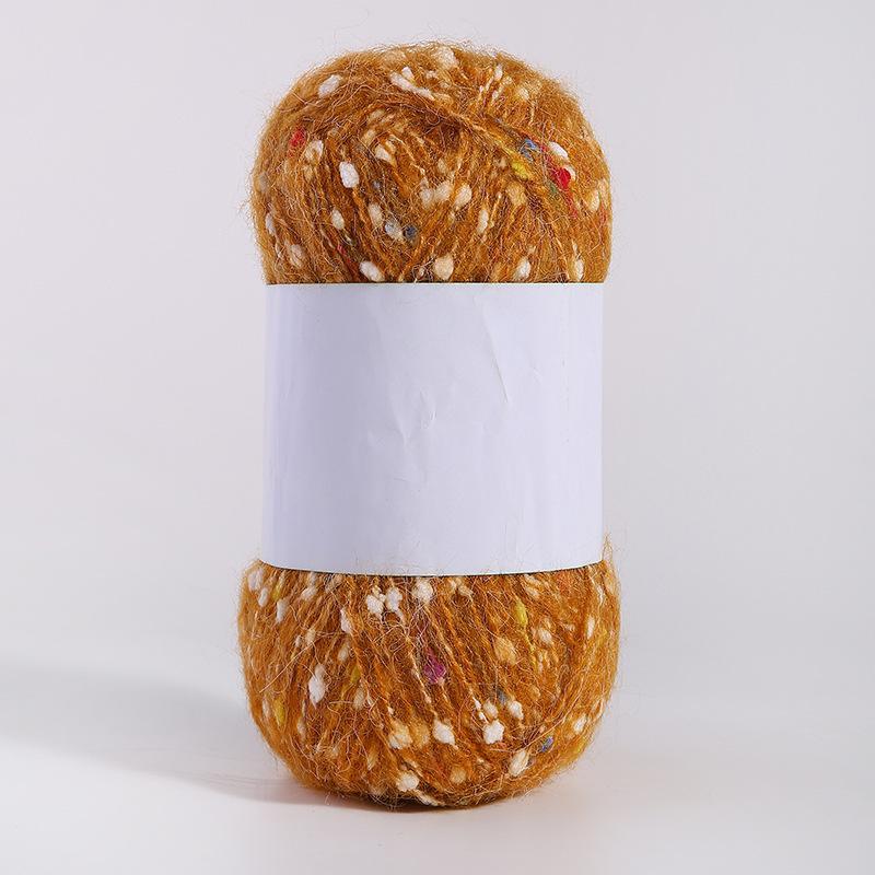 Цветная мохеровая пряжа ручной работы для самостоятельного изготовления шарфов, шапок, сумок и кукол