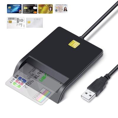 USB 2.0 Считыватель смарт-карт с чипом для DOD CAC Common Access-ID банковской карты для Mac OS