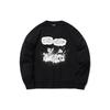 Disney Joint Fashion Series Printed Loose Sports Pullover Sweatshirt Women Tops Black AWDR380-1