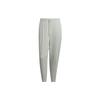 Lounge 7/8 Pants Solid Color Drawstring Cuffed Knit Sports Pants Men Pants Silver-Gray IQ1390
