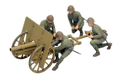 Fine Molds 1/35 Японская армия Тип 41 Горная пушка Горная артиллерия Пластиковая модель FM38