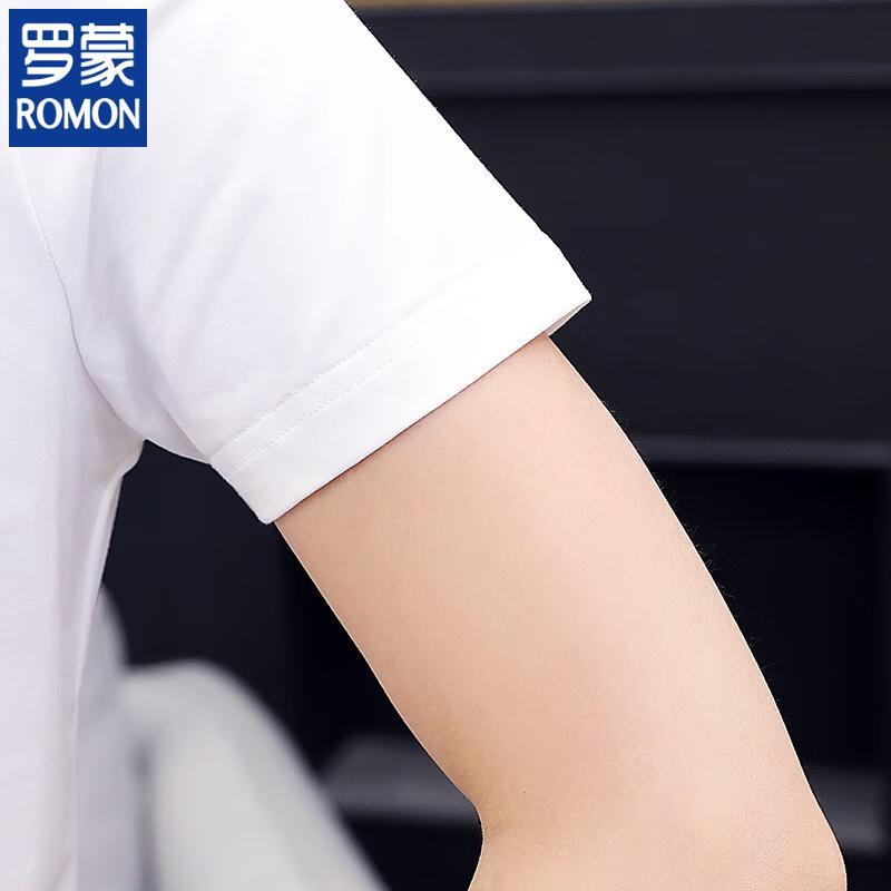 ROMON Men's 2026 Summer Short-Sleeve Round Neck T-Shirt