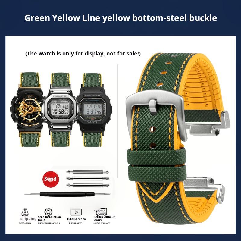 Dw5600 Сделай сам Для Casio G-SHOCK DW-5600 GW-B5600 GW-M5610 GM-2100 GA-2100 Ремешок для часов GM GA-110 фторкаучук Аксессуары для ремешка часов