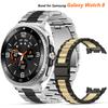 Роскошный браслет из нержавеющей стали для Samsung Galaxy Watch 8 40 44 мм / 8 Classic 46 мм, металлический ремешок для Galaxy Ultra 2025
