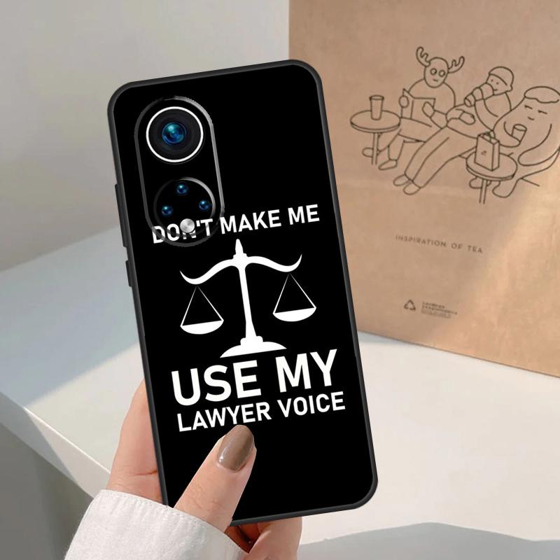 Студент-юрист Адвокат Судья Для Huawei Nova Y73 Y72 Y90 Y70 Y60 Y91 Y61 12s 12i 11i 8i 9 10 SE P40 Lite P60 P30 Pro Чехол
