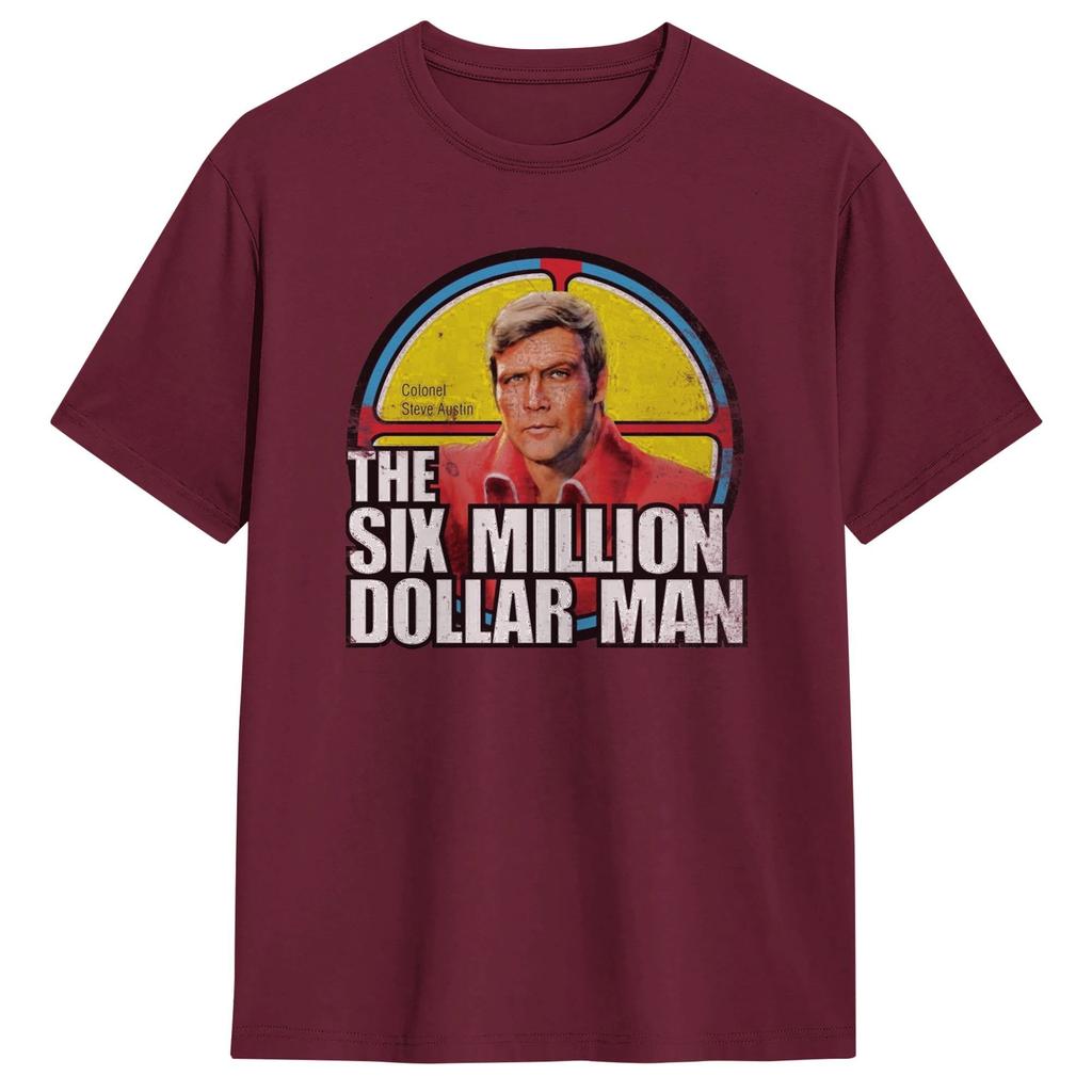 Six Million Dollar Unisex Tv T Shirt Summer Cotton TShirts For Unisex Popular Casual Tshirt Short Sleeve Vintage Tops