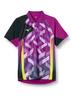 Mizuno Table Tennis Game Shirt, Short Sleeve, Moisture-Wicking, Quick-Drying, Stretch, JTTA Certified, 82JA8010, Kids, Clover, Size 140