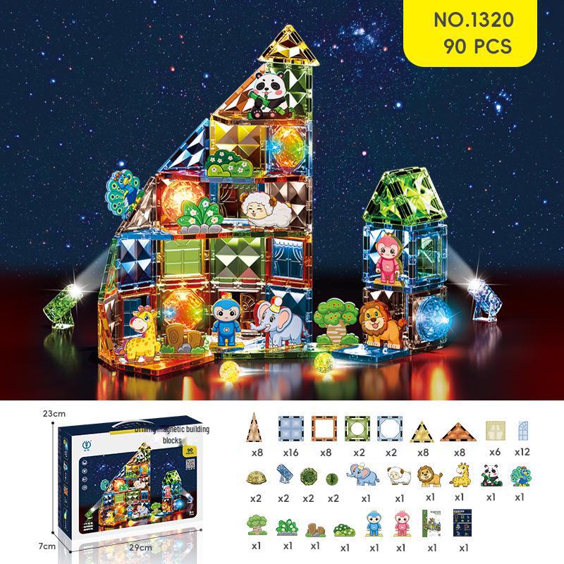 Магнитные шариковые строительные блоки Diger Pipeline: Красочный развивающий набор игрушек для детей