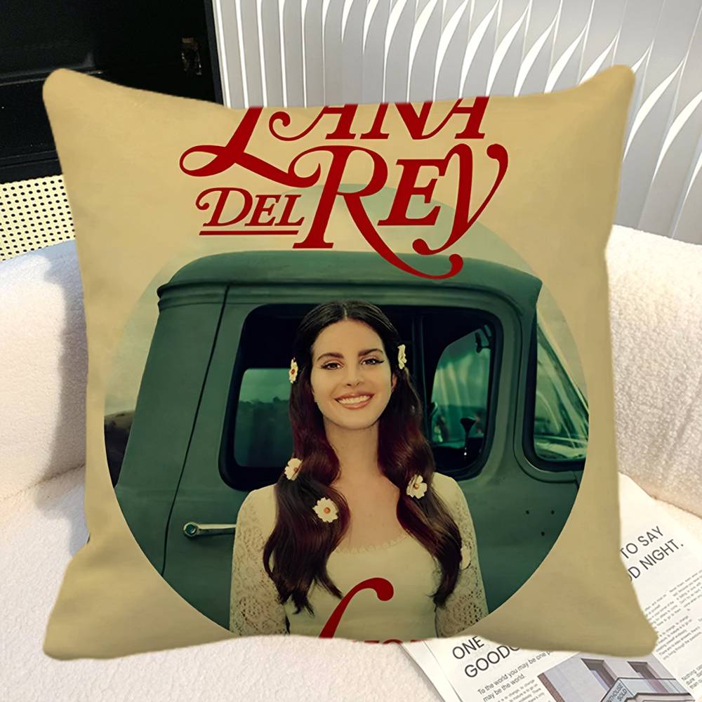 Скандинавская Винтажная Эстетика Чехол на Подушку Lana Del Rey Квадратная Подушка Спальня Диван Отдых Комфортная Подушка Автомобиль Домашний Декор