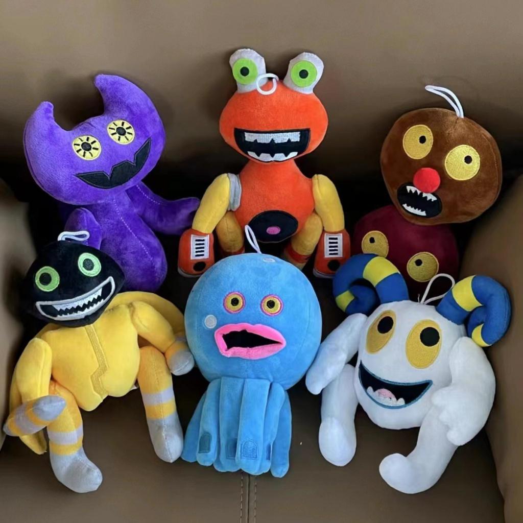 Плюшевые игрушки Wubbox с героями мультфильмов «Мои поющие монстры», игровая периферийная подушка, домашняя декоративная плюшевая кукла для детей на день рождения