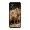 Cute Capybara Case For Oppo Find X6 Pro X5 A54 A53 A52 A9 2020 A15 A95 A17 A16 A76 A74 A57 Reno7 Reno6 Pro Plus 5G Black Cover