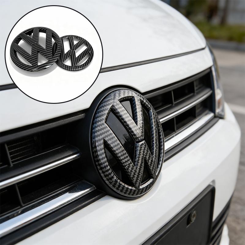 lijk1 For Volkswagen Golf 7.5 MK7.5 Car Styling Front Head Hood Bonnet Emblem Rear Tail Bumper Trunk Badge 5KO853601C VW Accessories