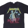 Винтажная футболка Metallica and Justice for All 2007 Размер Medium Мужская Женская Оверсайз Y2k Короткий рукав Женская Мужская Одежда