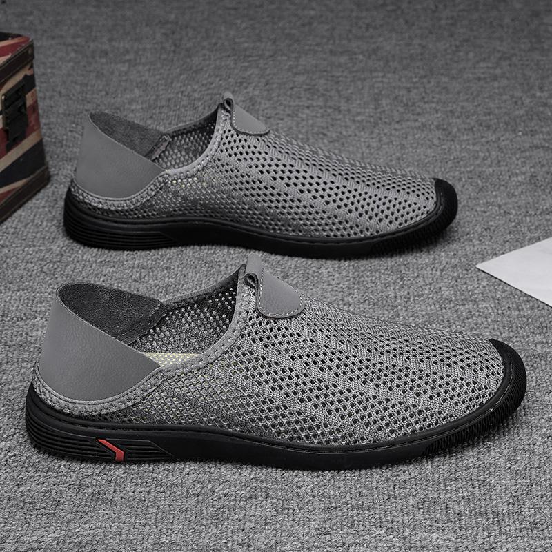 FashionHot Sale Summer Sneakers Men Mesh Running Tennis Shoes Outdoor Breathable Male Loafers Breathable Casual Walk Footwear Moccasins