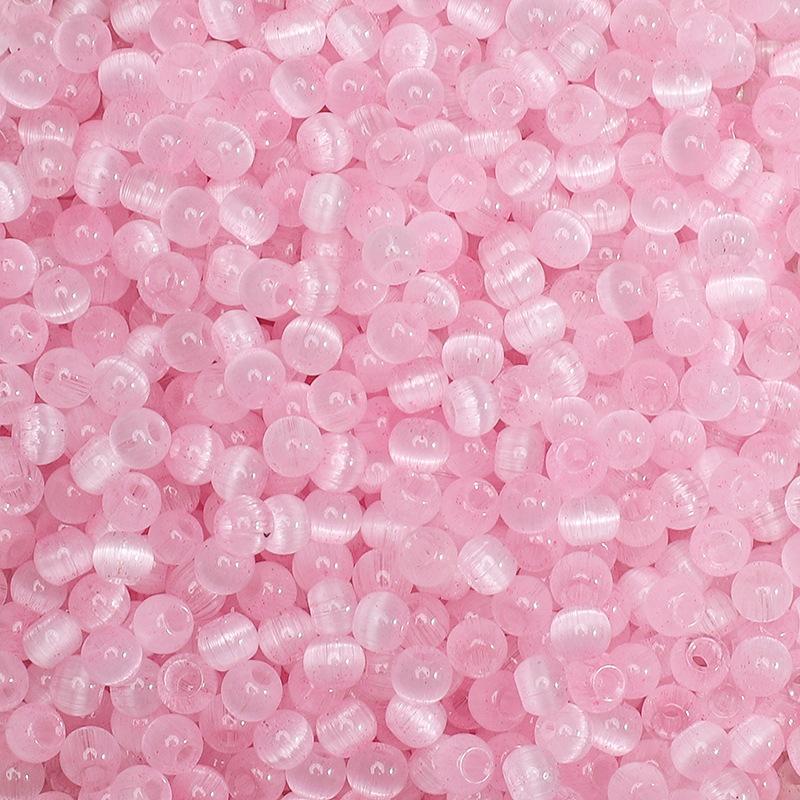 4 мм желейные стеклянные бусины «кошачий глаз» из проса, свободные бусины, аксессуары ручной работы, нанизанные вручную бусины, круглые бусины, цепочка для сотового телефона, круглые бусины, прекрасный цвет