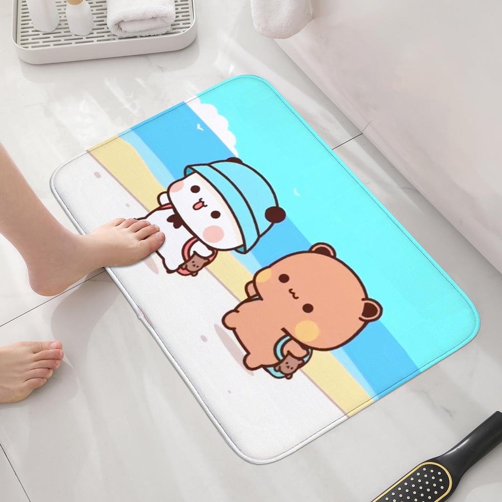 1 шт. Милый мультяшный коврик Bubu и Dudu для входа, коврик для ванной комнаты, нескользящий коврик для спальни, домашний декор