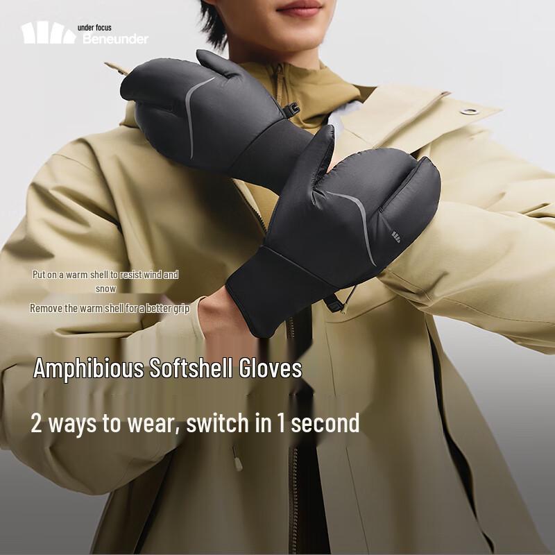 Перчатки зимние теплые полнопалые Beneath the Banana LS000