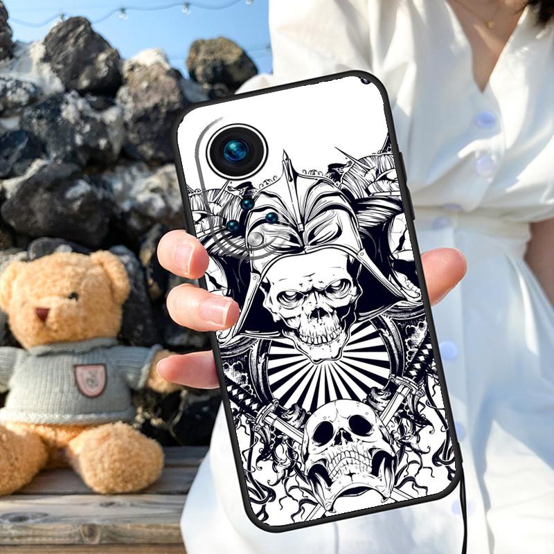 Samurai Mask Demon Cover For Honor Magic 6 5 Lite Pro 50 70 90 Honor X8b X9b X6 X7 X8 X9 X6a X7a X9a X8a Case