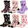 Halloween Men's and Women's Socks New Mid Tube Socks Trendy Socks Amazon Pumpkin Bat Socks