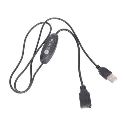 Регулируемый 3-скоростной USB-контроллер скорости вентилятора Удлинительный кабель Совместимые устройства 5 В 3 А 1 метр
